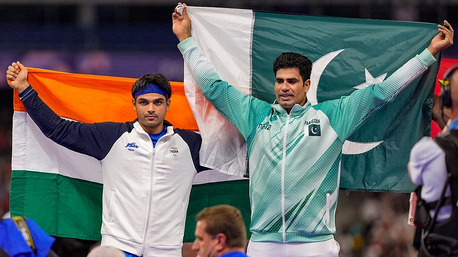 <div class="paragraphs"><p>Neeraj Chopra and Arshad Nadeem.</p></div>